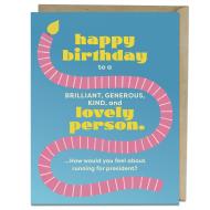 Lovely Person Birthday Card