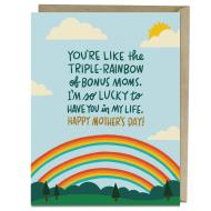 Triple-Rainbow Bonus Mother’s Day Card